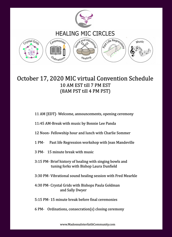 MMI MIC 2020 Conference Schedule Image